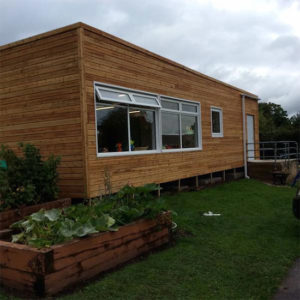 Timber Cladding on a building