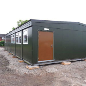 Green 6 bay Modular Office block