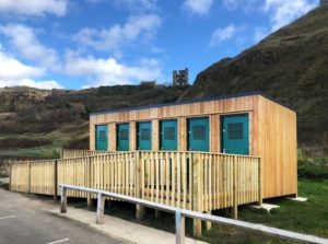 A modular toilet block unit built for Scarborough council