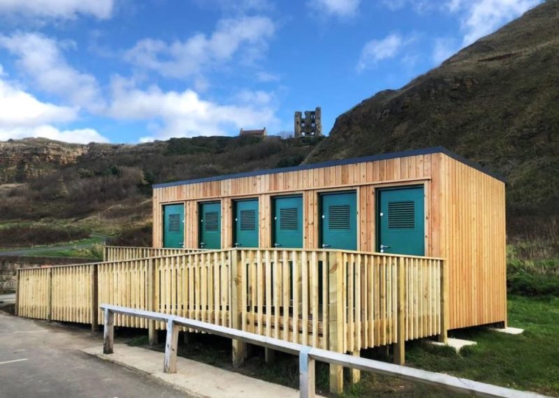 A modular toilet block unit built for Scarborough council